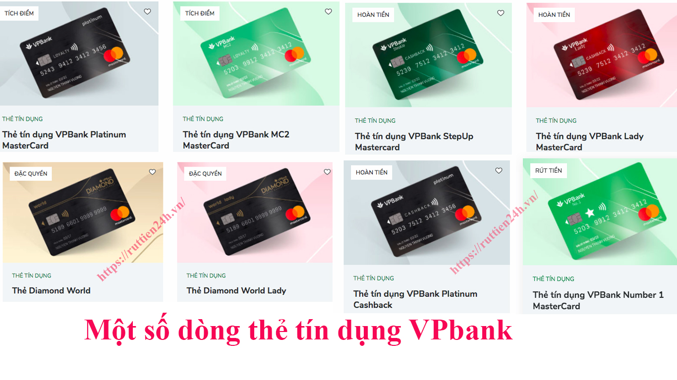 rút tiền thẻ tín dụng VPBank qua app