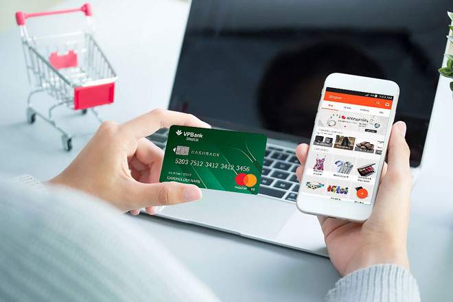 rút tiền thẻ tín dụng VPBank qua app
